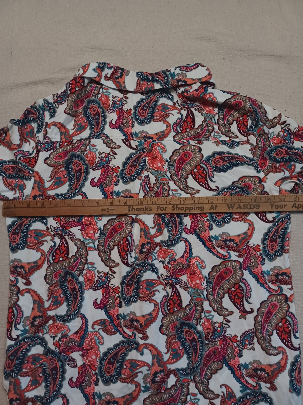 Liz Claiborne Floral Paisley Blouse Women's Size Medium - Picture 6 of 7